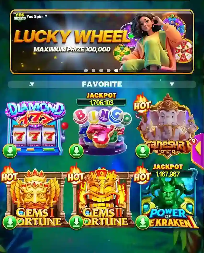 Yes Spin App - Official Yono Gaming App for Android